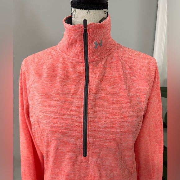 🧡 Under Armour HeatGear 1/4 Zip Pullover - Orange 🧡 - Picture 8 of 15